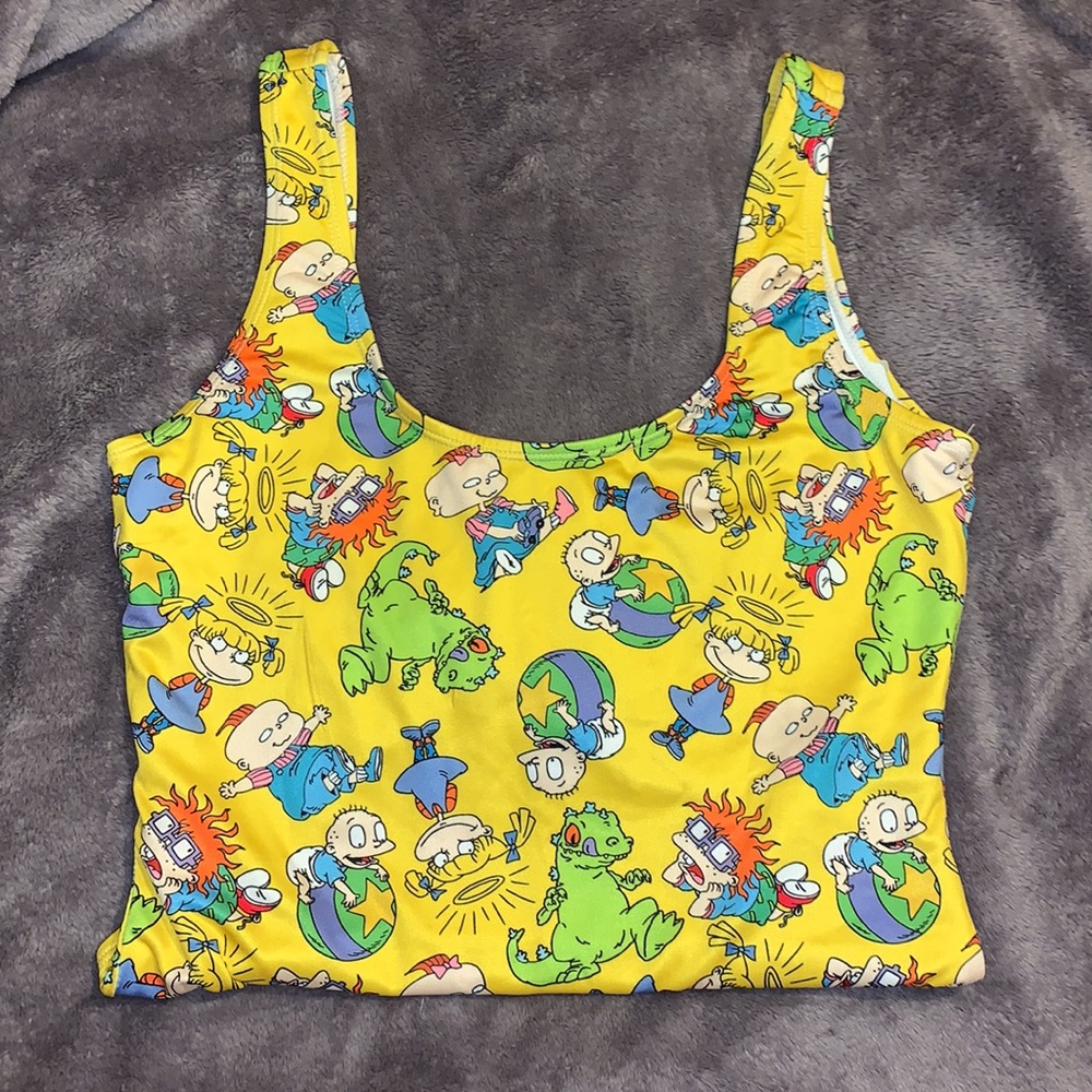 Rugrats 90s Kid Yellow Bathing Suit Size MEDIUM
